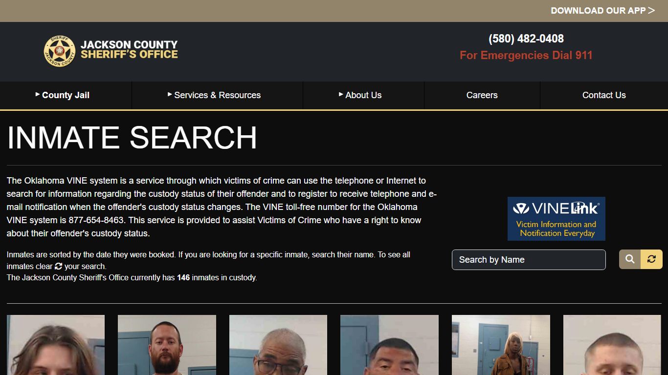 Inmate Search - Jackson County Sheriff's Office
